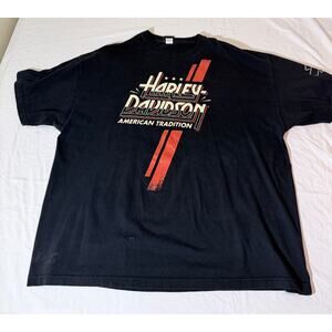 Harley Davidson 3XL American Tradition T-shirt, Willow Street, PA w/ train back